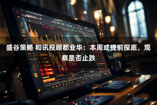 盛谷策略 和讯投顾都业华：本周或提前探底，观察是否止跌